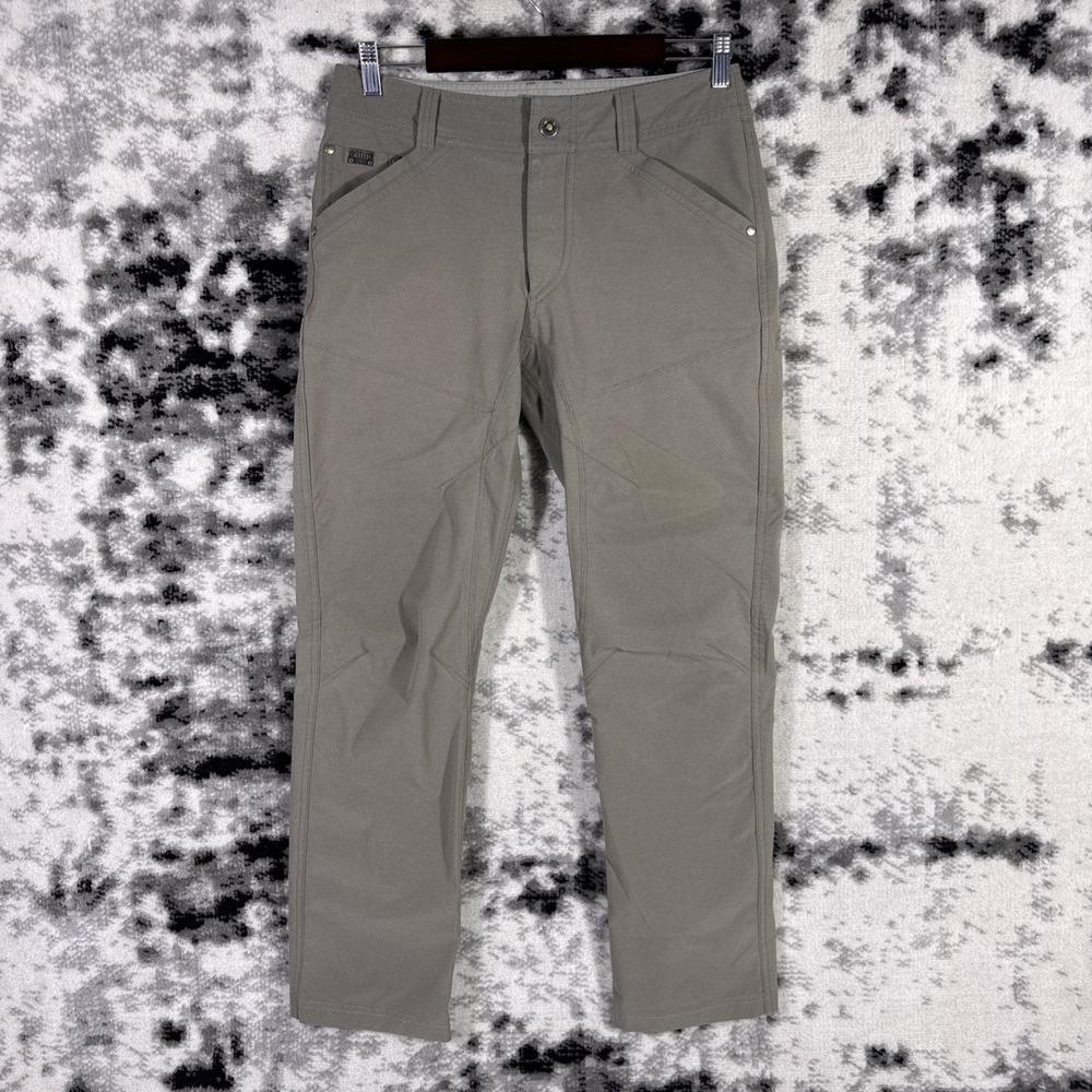 Kuhl Silencr Pants Mens 30x30 Beige Performance Hiking Outdoors Ripstop